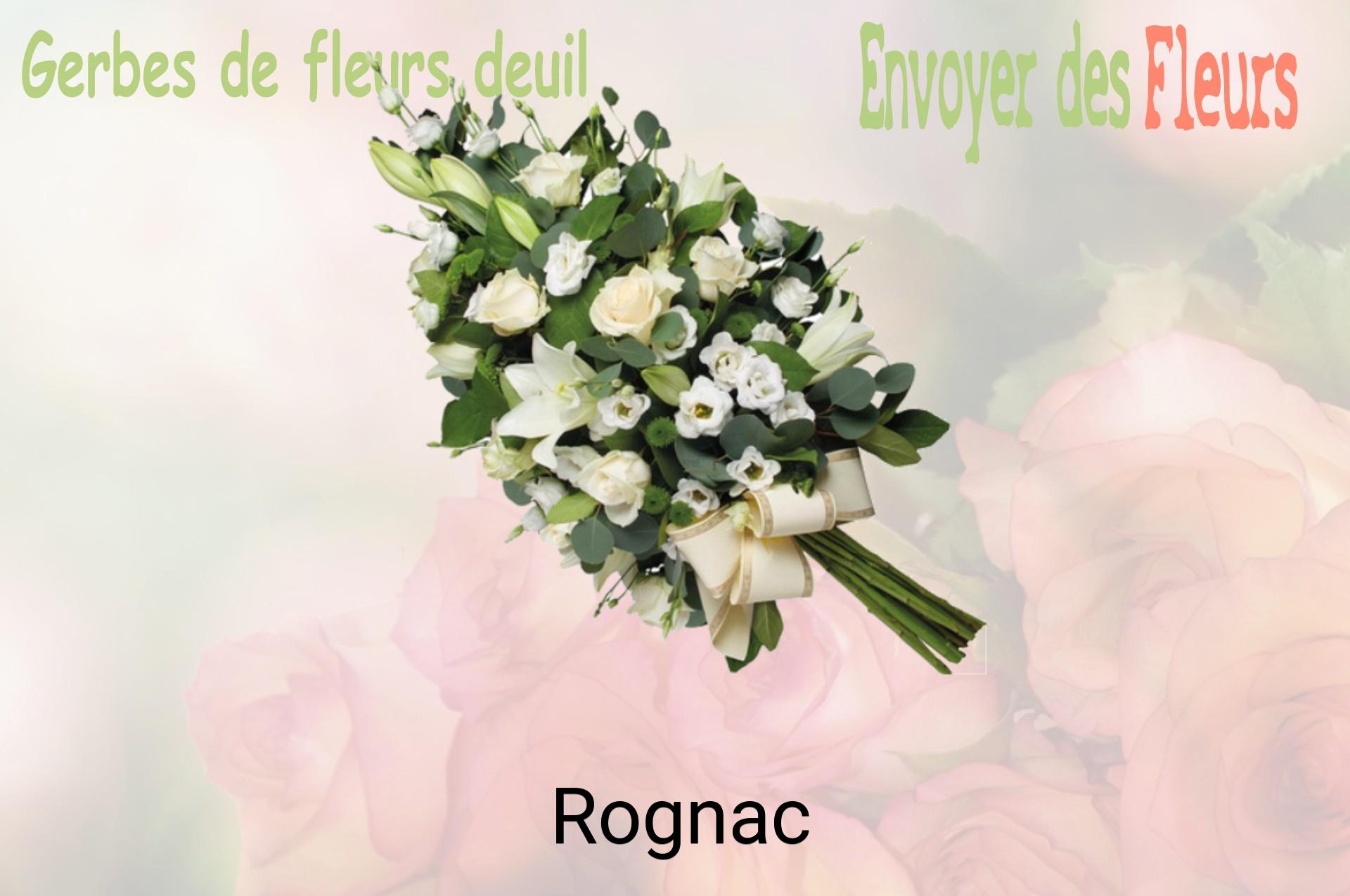 Gerbe de fleurs de deuil livrée à Rognac